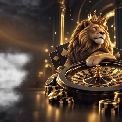 Premium 3D rendered hero banner with a gleaming roulette wheel and floating glowing coins as the focal point on the right, so